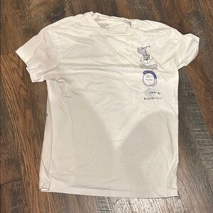 White Graphic Men's T-Shirt